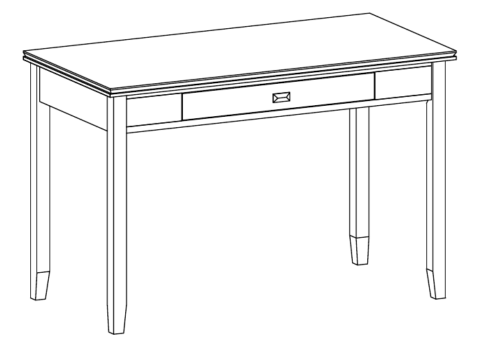 RUSTIC NATURAL AGE BROWN MARANA DESK