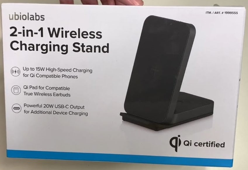 2-in-1 Wireless Charging Stand