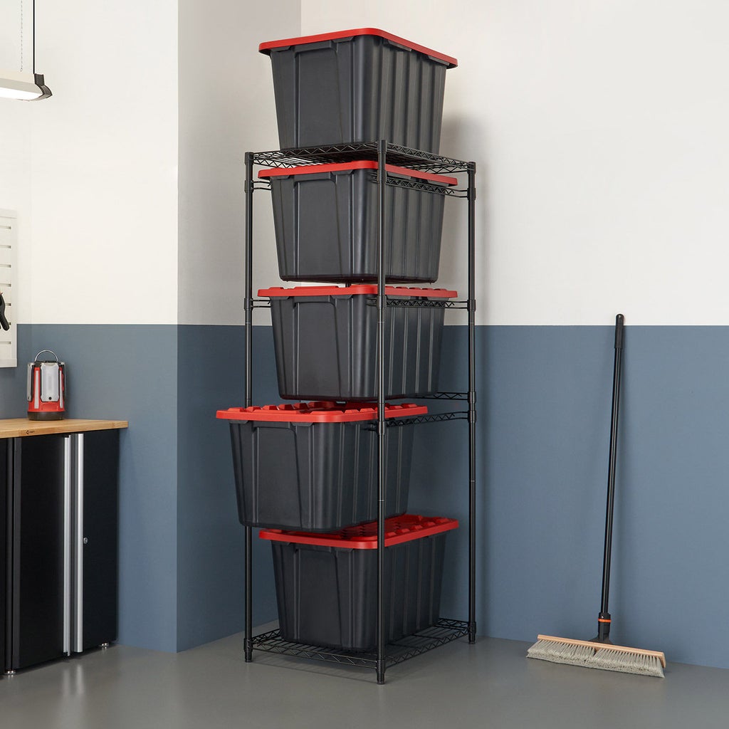 TRINITY 5-Tier NSF Storage Bin Rack