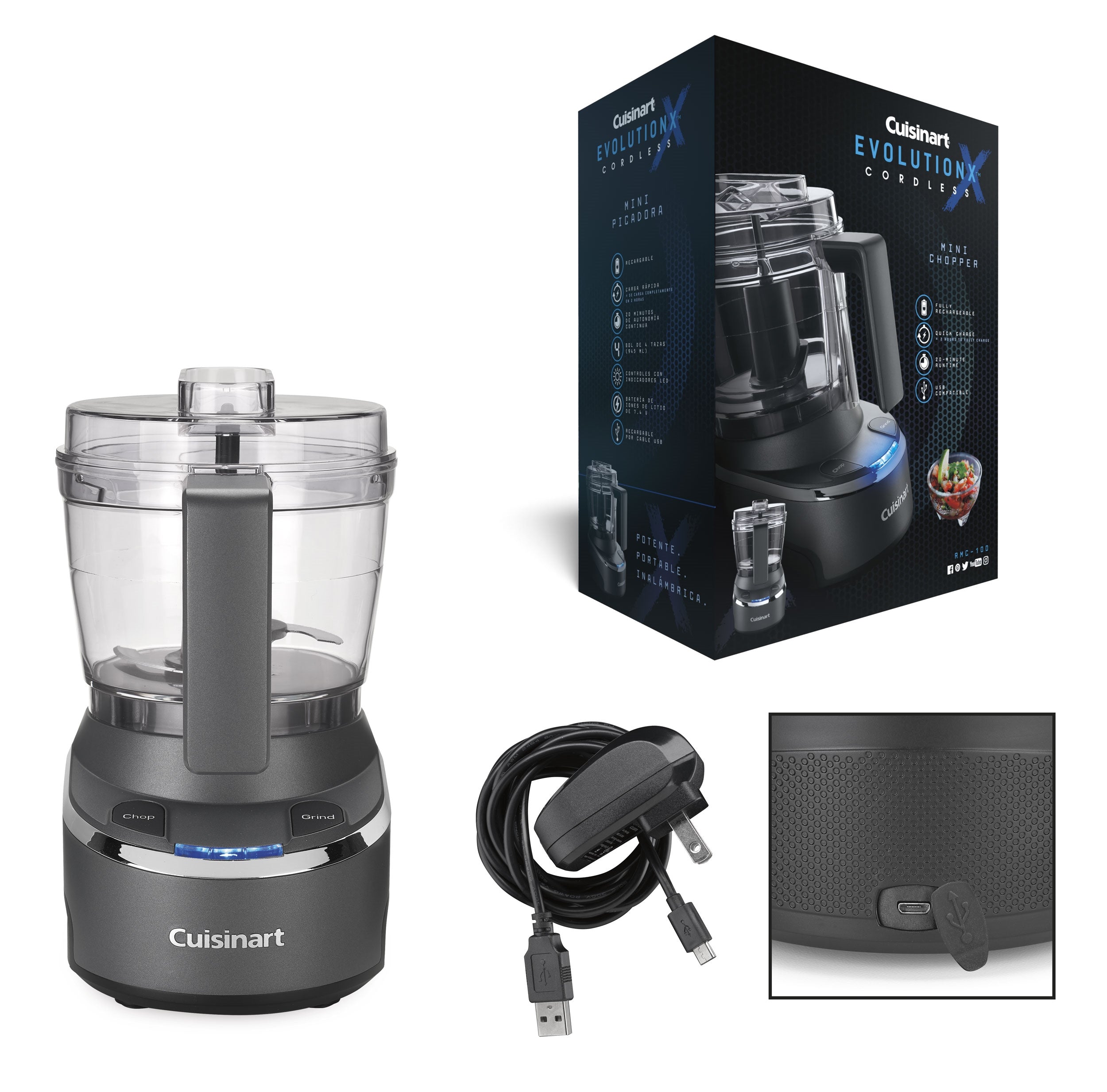 CUISINART EVOLUTIONX CORDLESS MINI CHOPPER