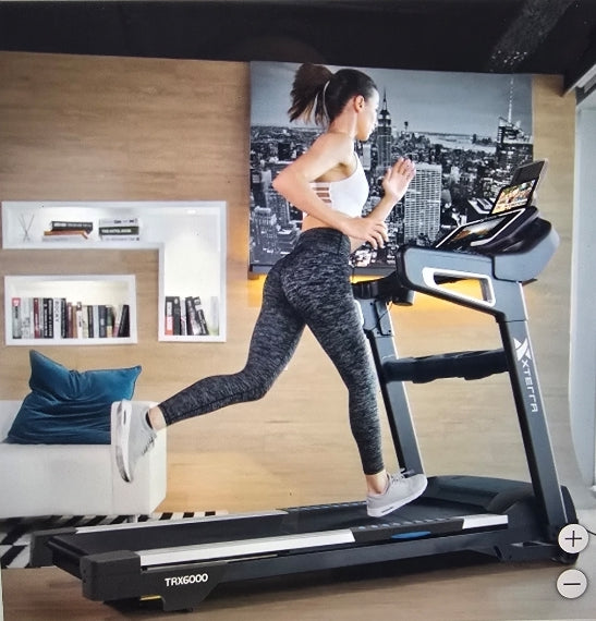 Xterra TRX6000 3.75HP Light Commercial Non-Folding Treadmill with Touchscreen, no box