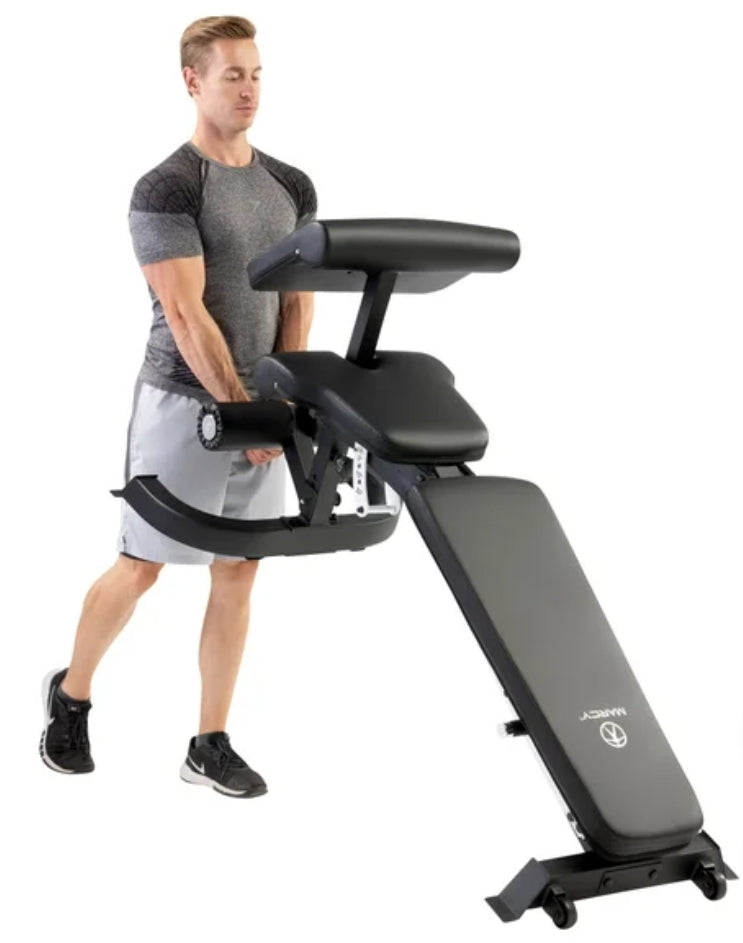 Marcy Utility Bench with Arm Curl