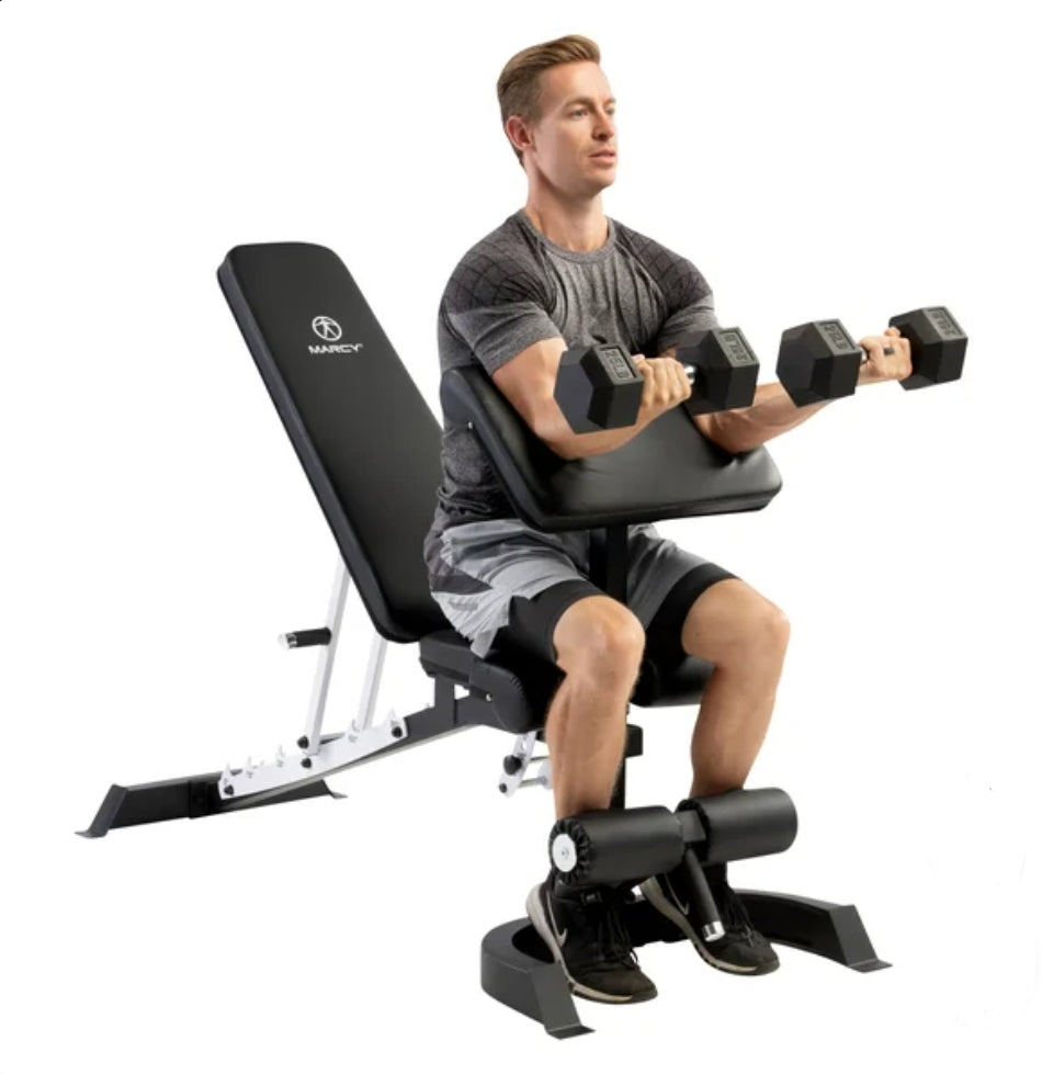 Marcy Utility Bench with Arm Curl