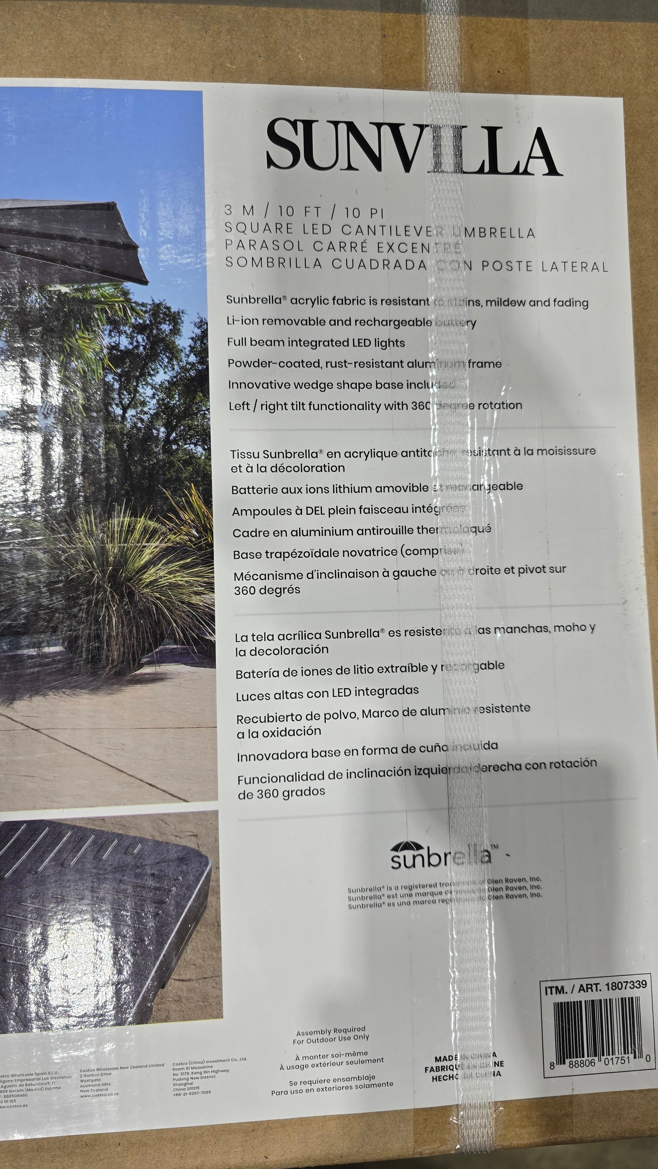 10FT CANTILEVER UMBRELLA