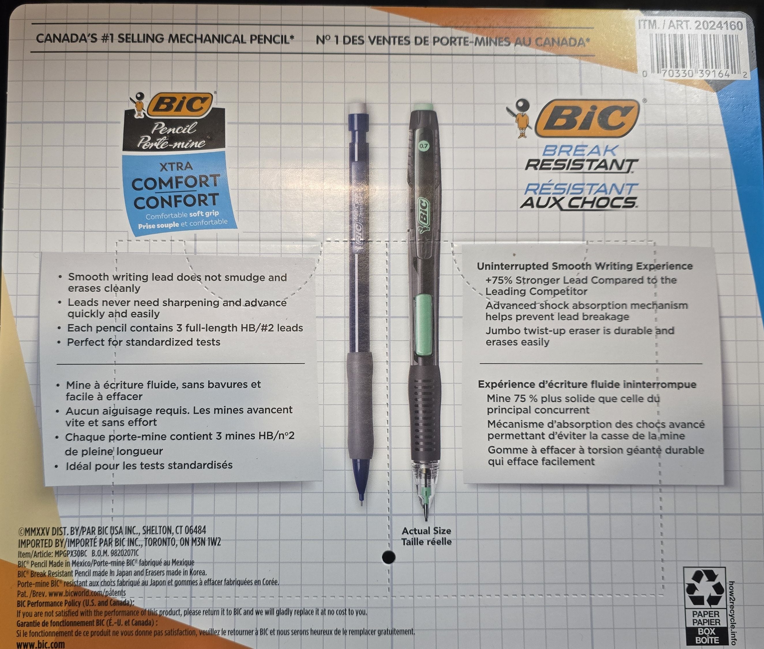 BIC MECH PENCIL 30PK