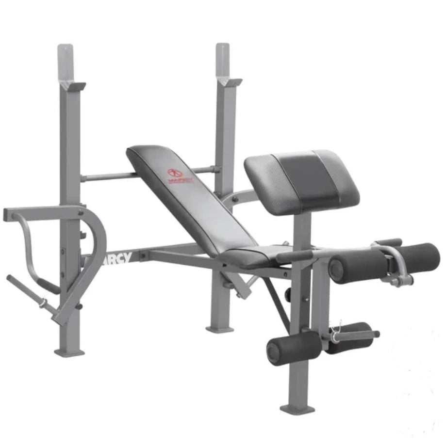 Marcy Standard Weight Bench with Butterfly and Leg Developer Home Gym