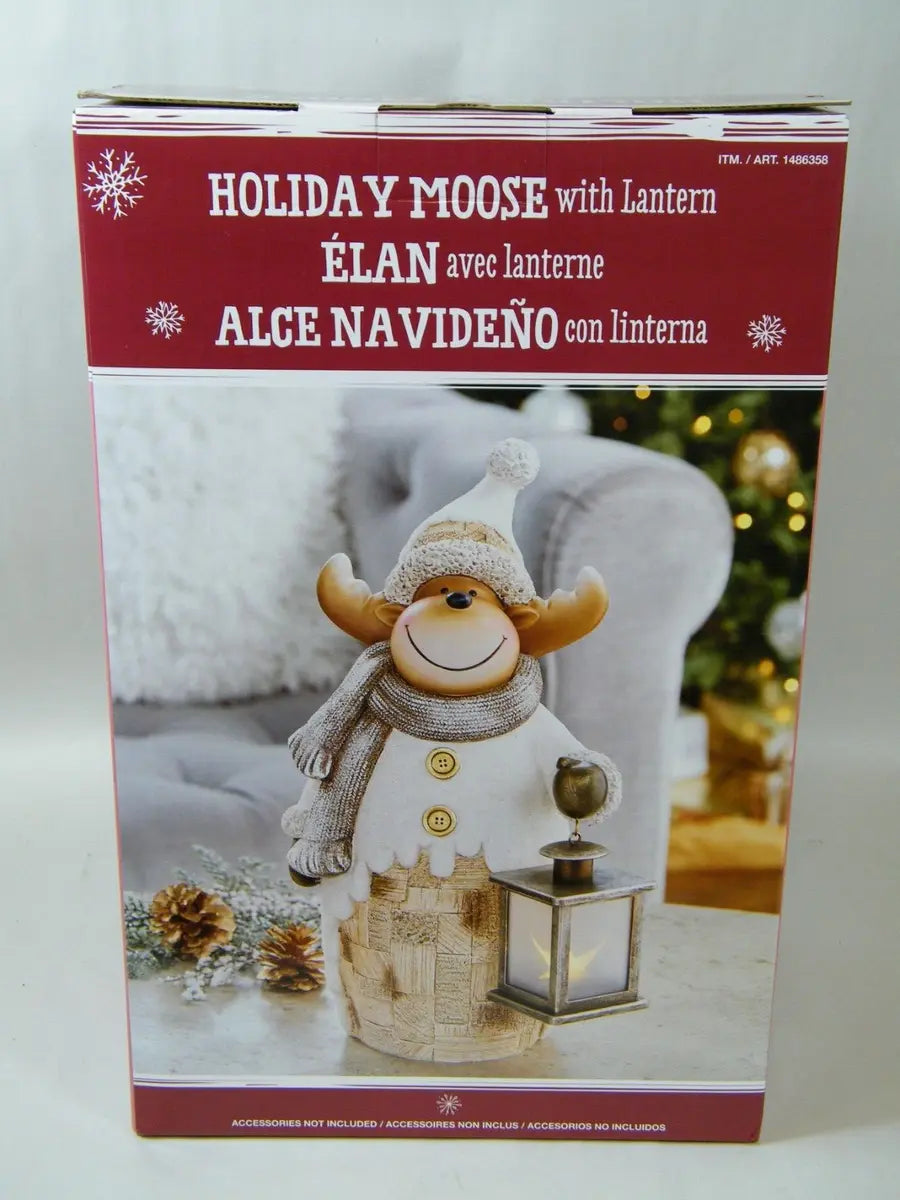 HOLIDAY FIGURES WITH LANTERN ASSORTED