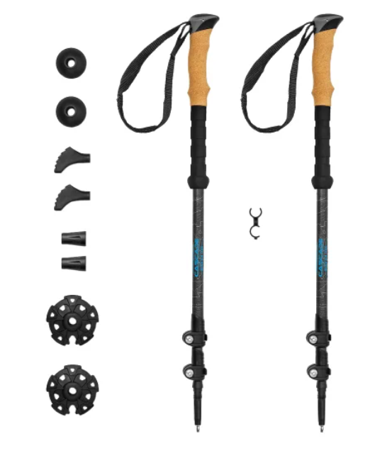 Cascade Mountain Tech Carbon Fiber Trekking Poles