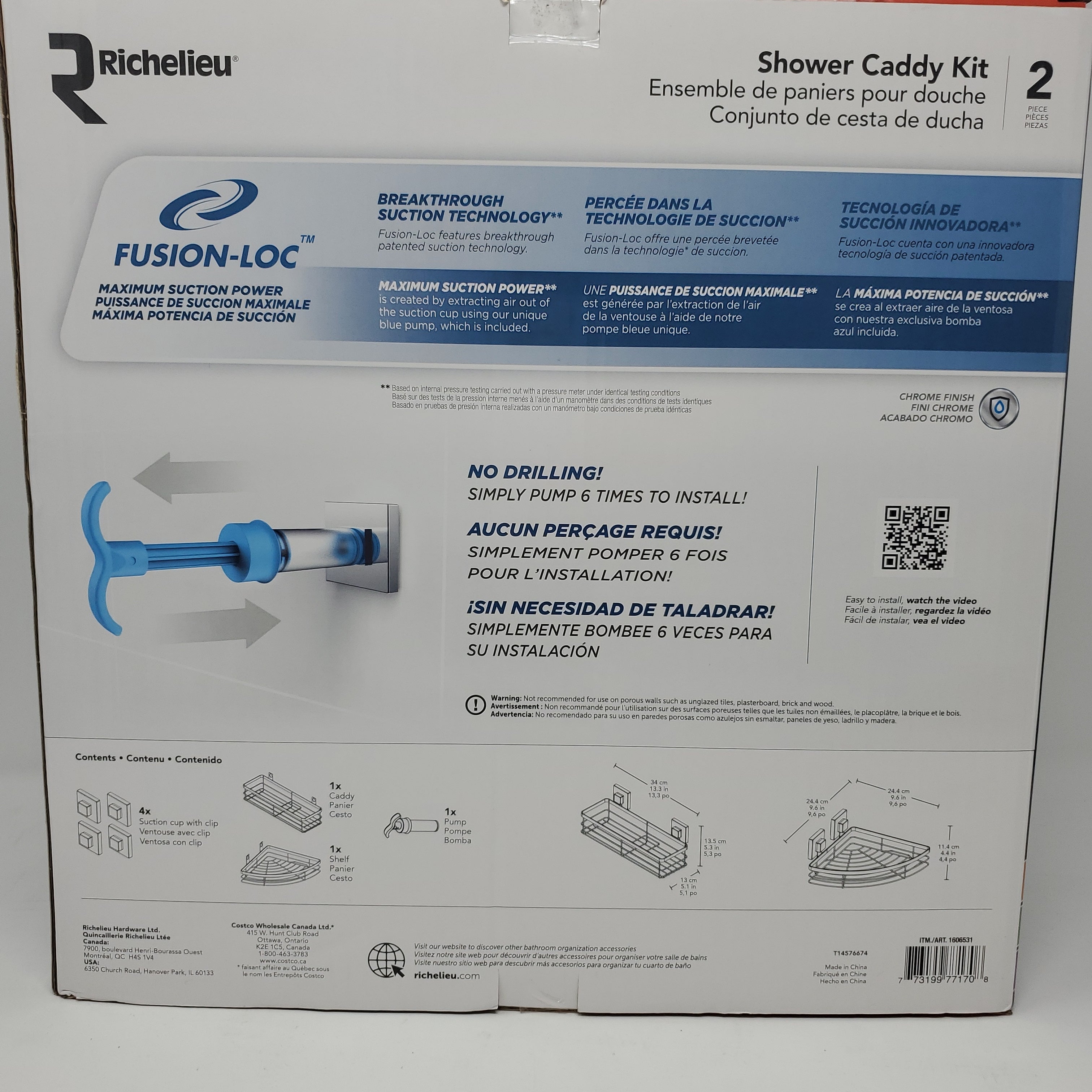 2 PIECE SHOWER SET-F