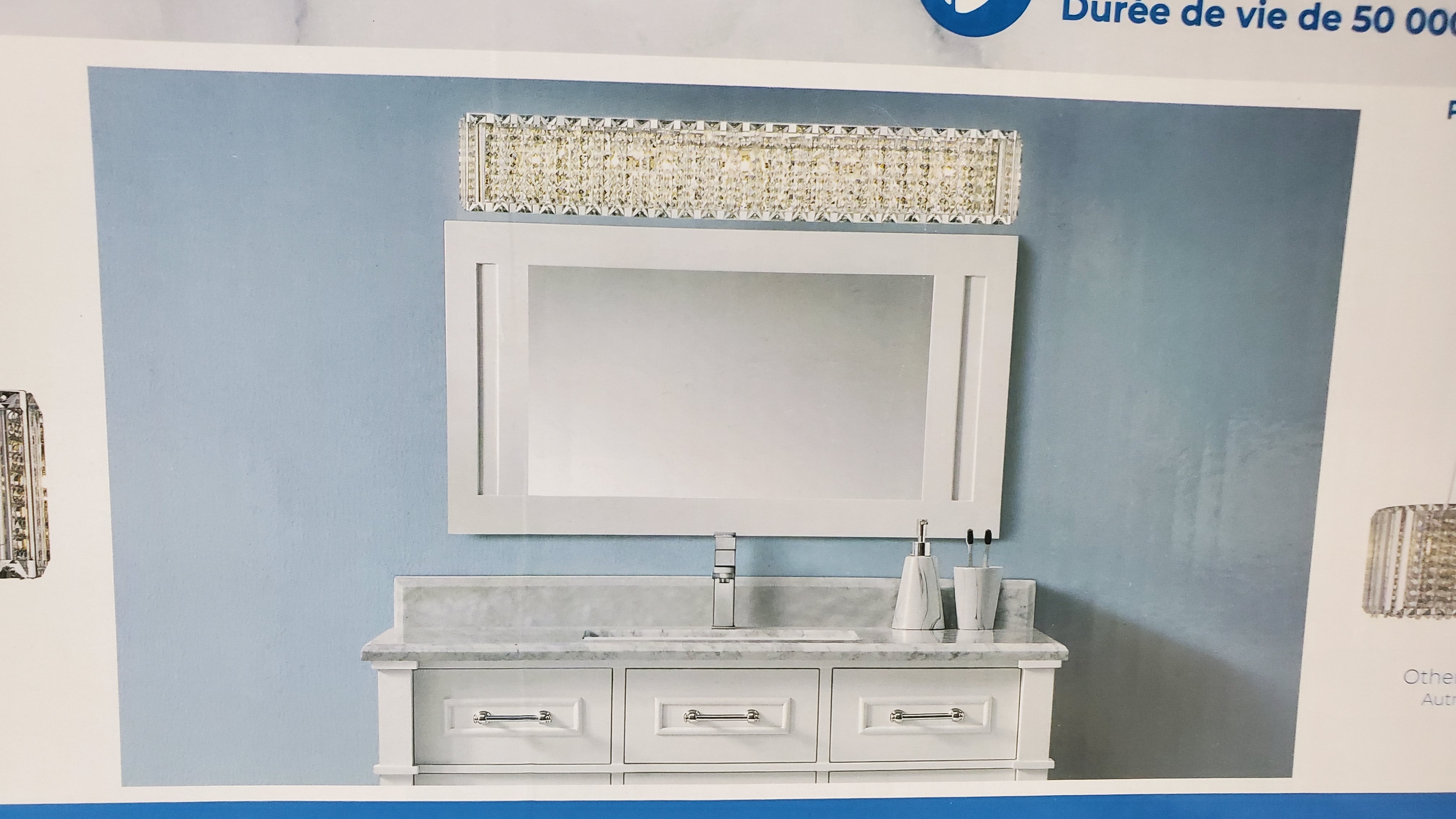 OVE PATIENCE CHROME VANITY LIGHT