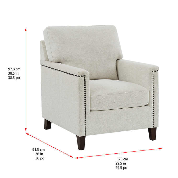 True Innovation Modern Fabric Accent Chair