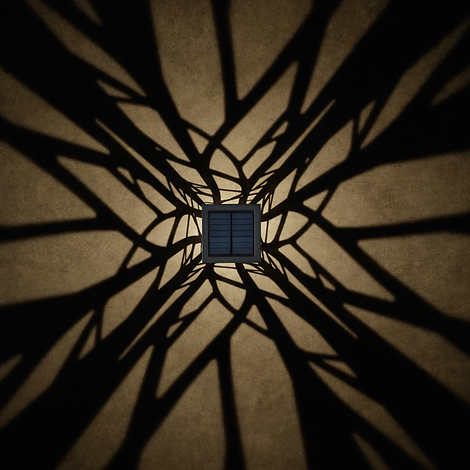 Solar Bollard Pathway Lights, 4 Pack