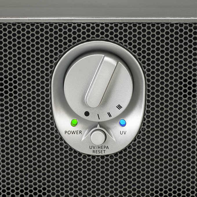 GermGuardian 4-in-1 True HEPA Air Purifier,with UV Sanitizer and Odor Reduction, 2-pack