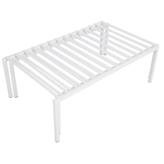 Smart Design Premium Cabinet Shelf Organizer, 4-pieces