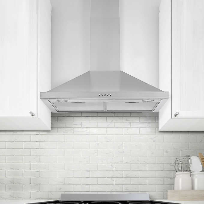 Ancona 30 in. Stainless Steel Convertible Wall