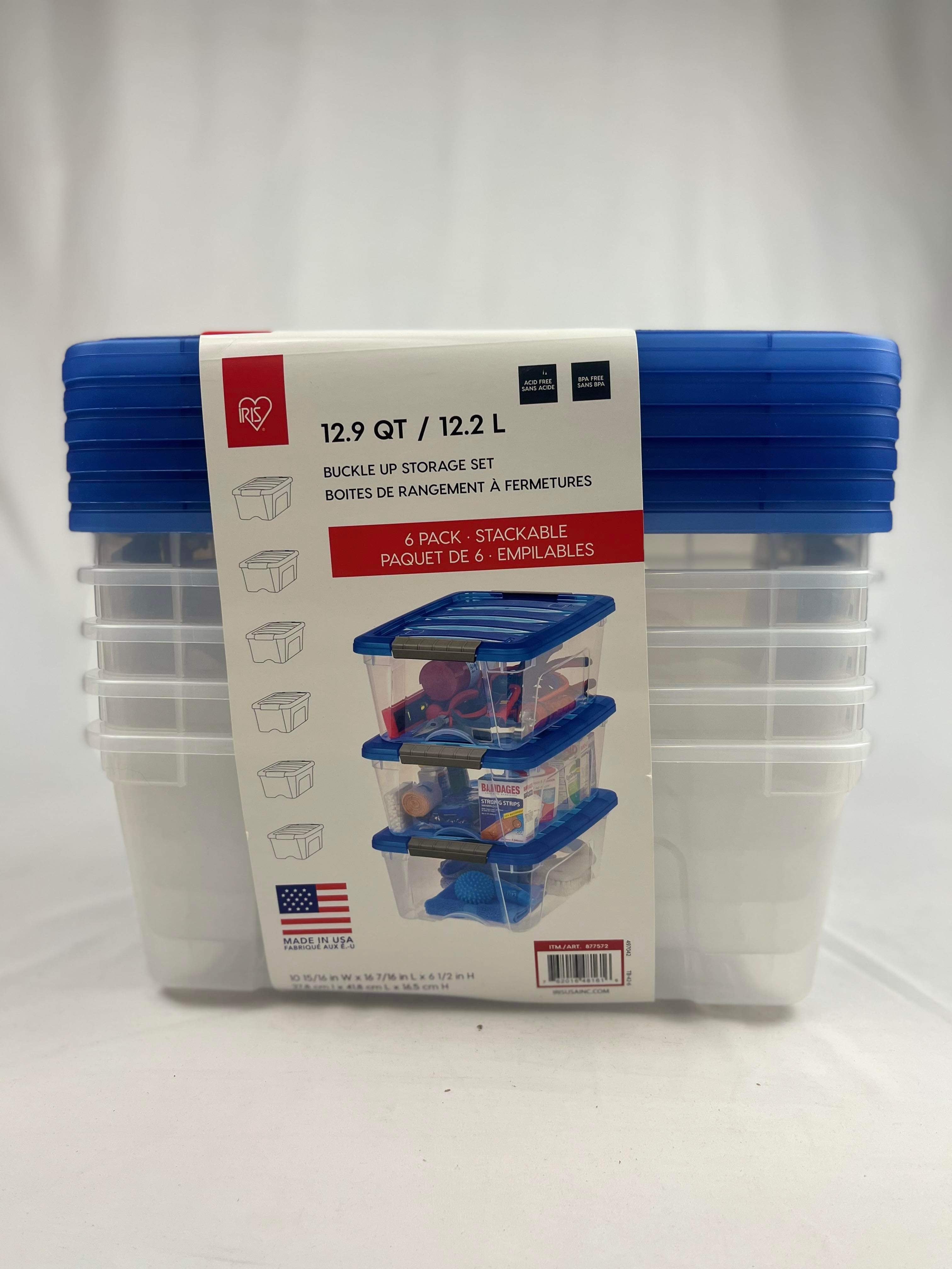 IRIS 6PK CLEAR STORAGE