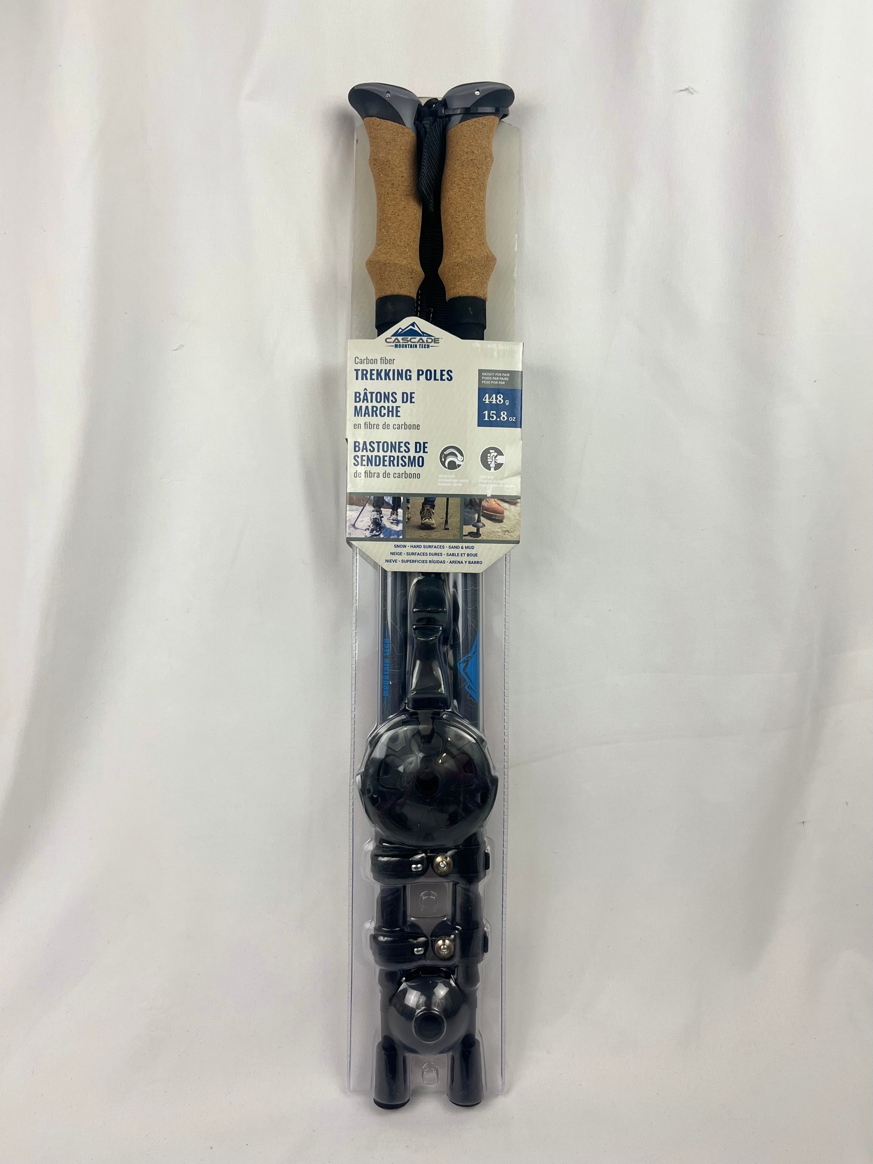 Cascade Mountain Tech Carbon Fiber Trekking Poles