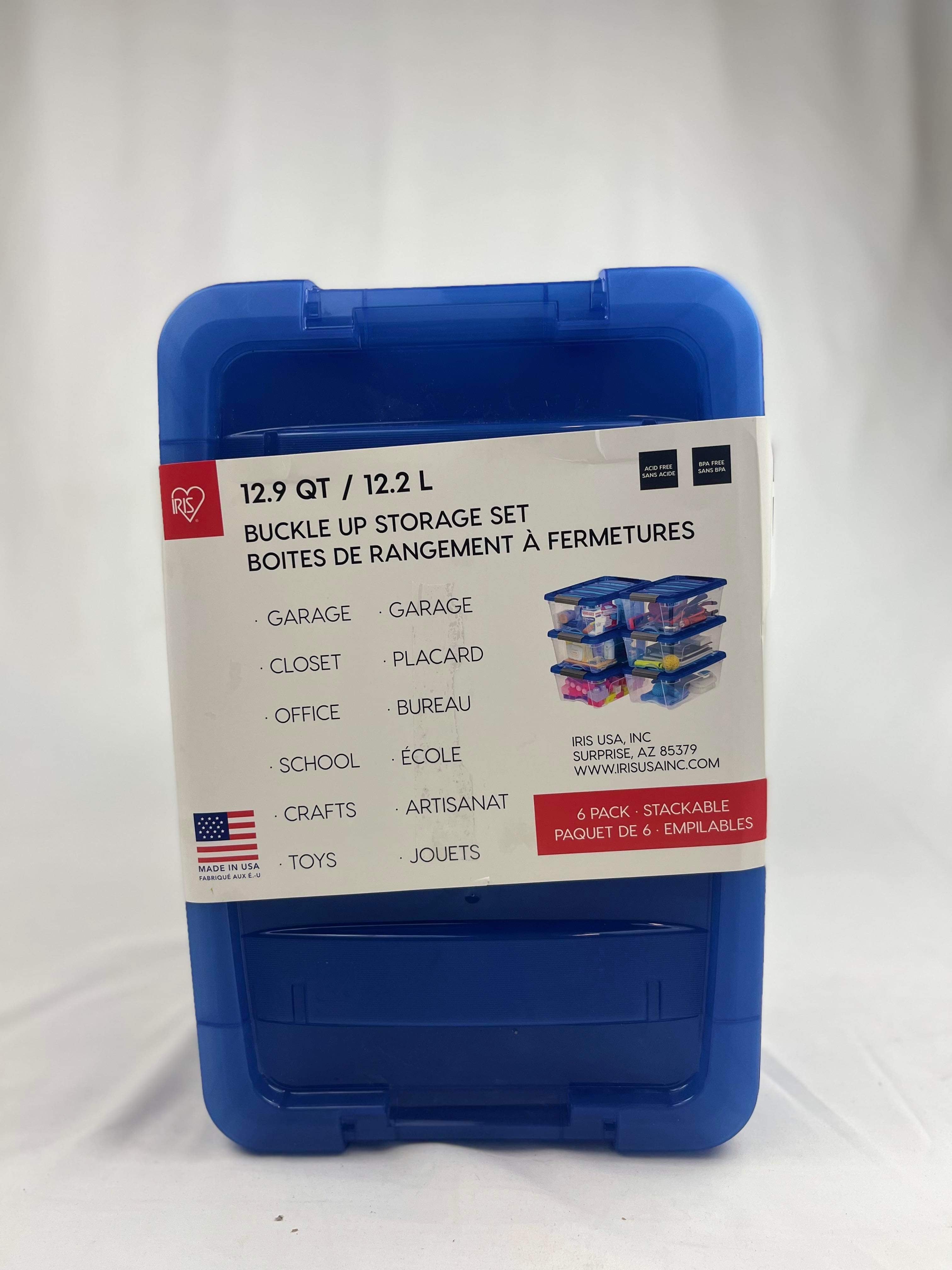 IRIS 6PK CLEAR STORAGE