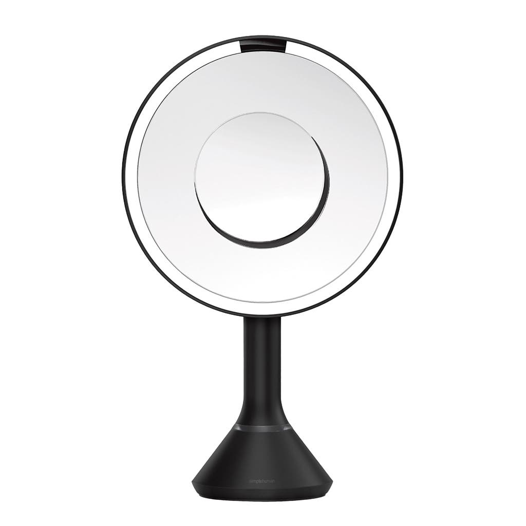 simplehuman 8” Round LED Sensor Mirror with 5x and 10x Magnification