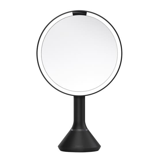 simplehuman 8” Round LED Sensor Mirror with 5x and 10x Magnification