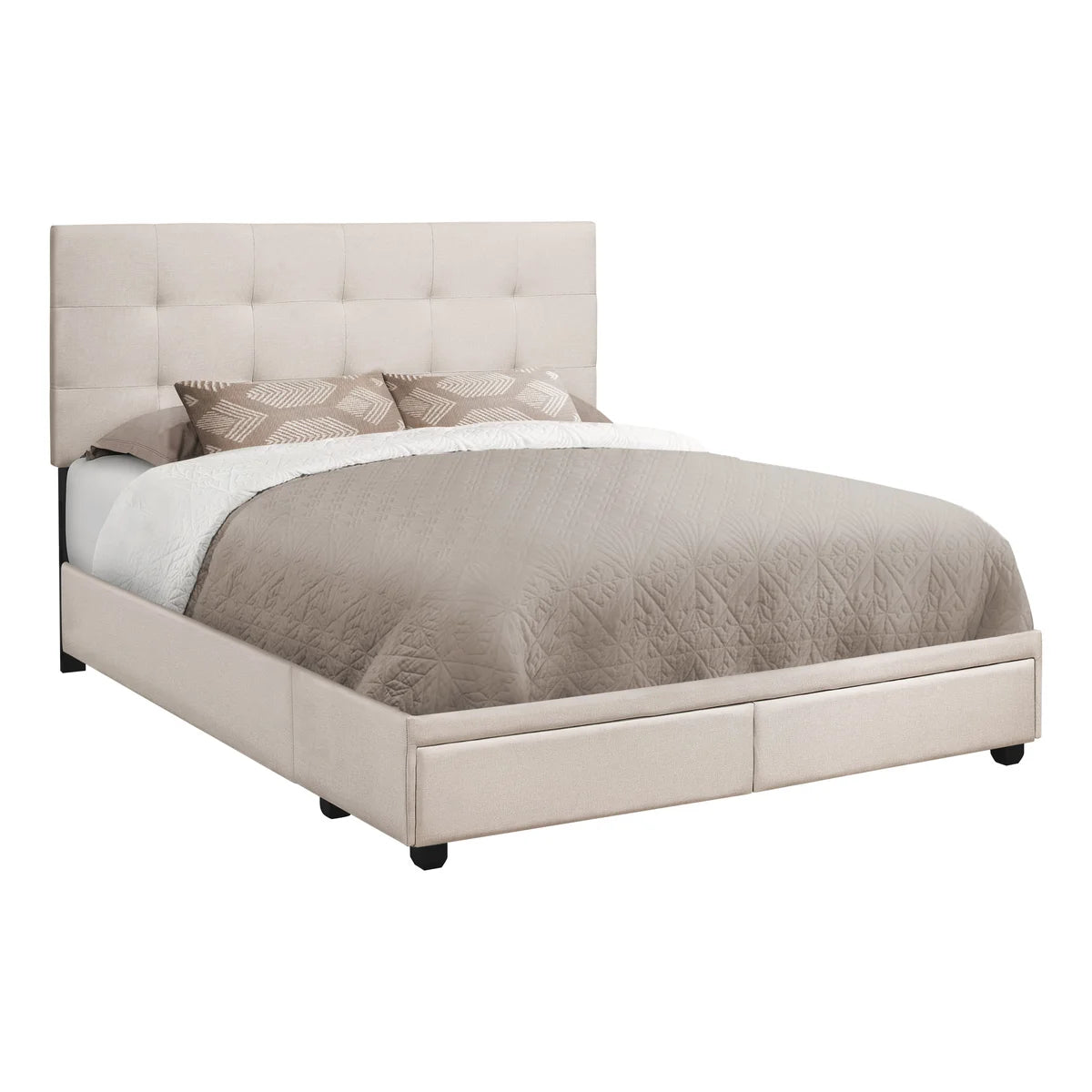 BELLAMY BEIGE QUEEN BED