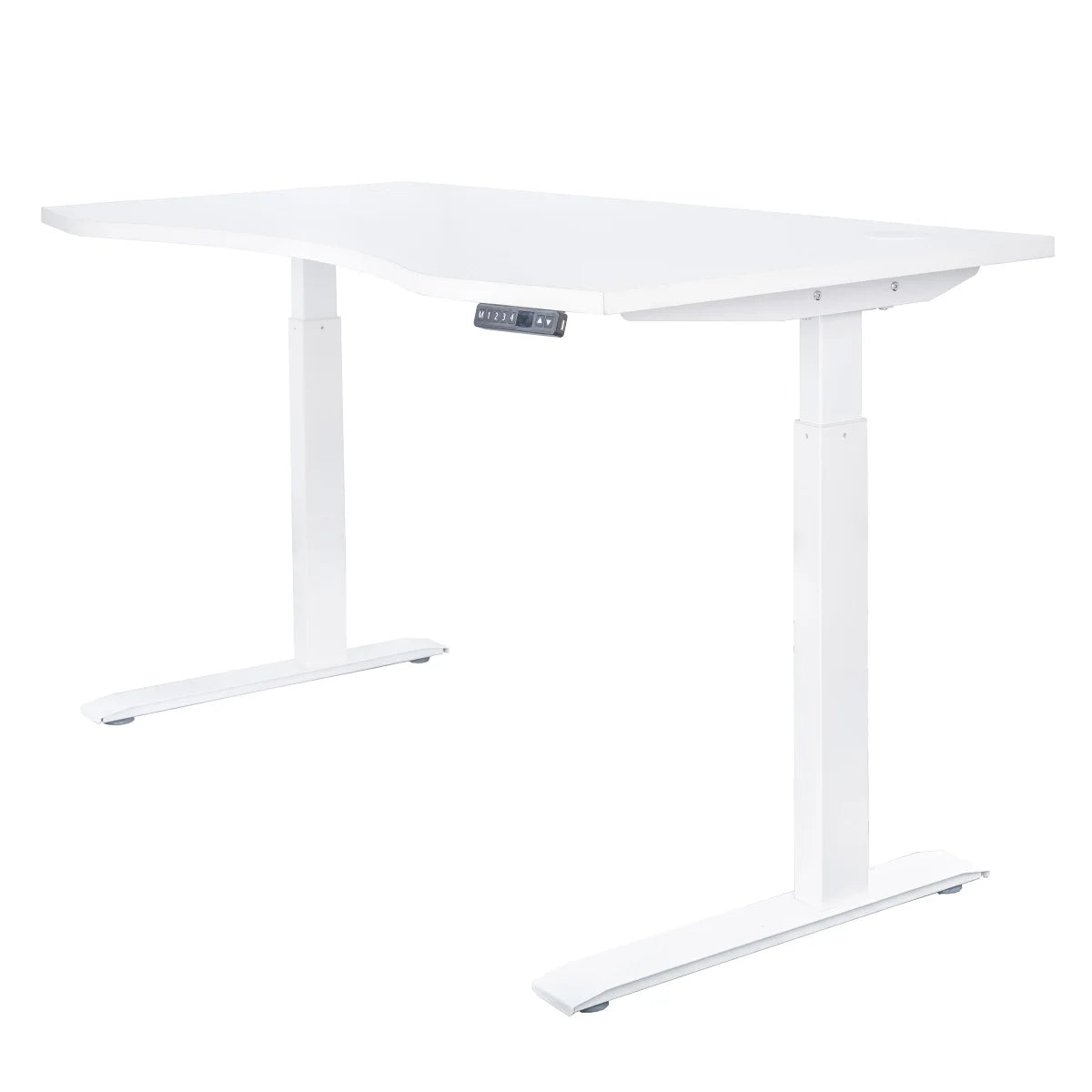 Motionwise Height Adjustable Standing Desk 152.4 cm x 76.2 cm (WHITE)