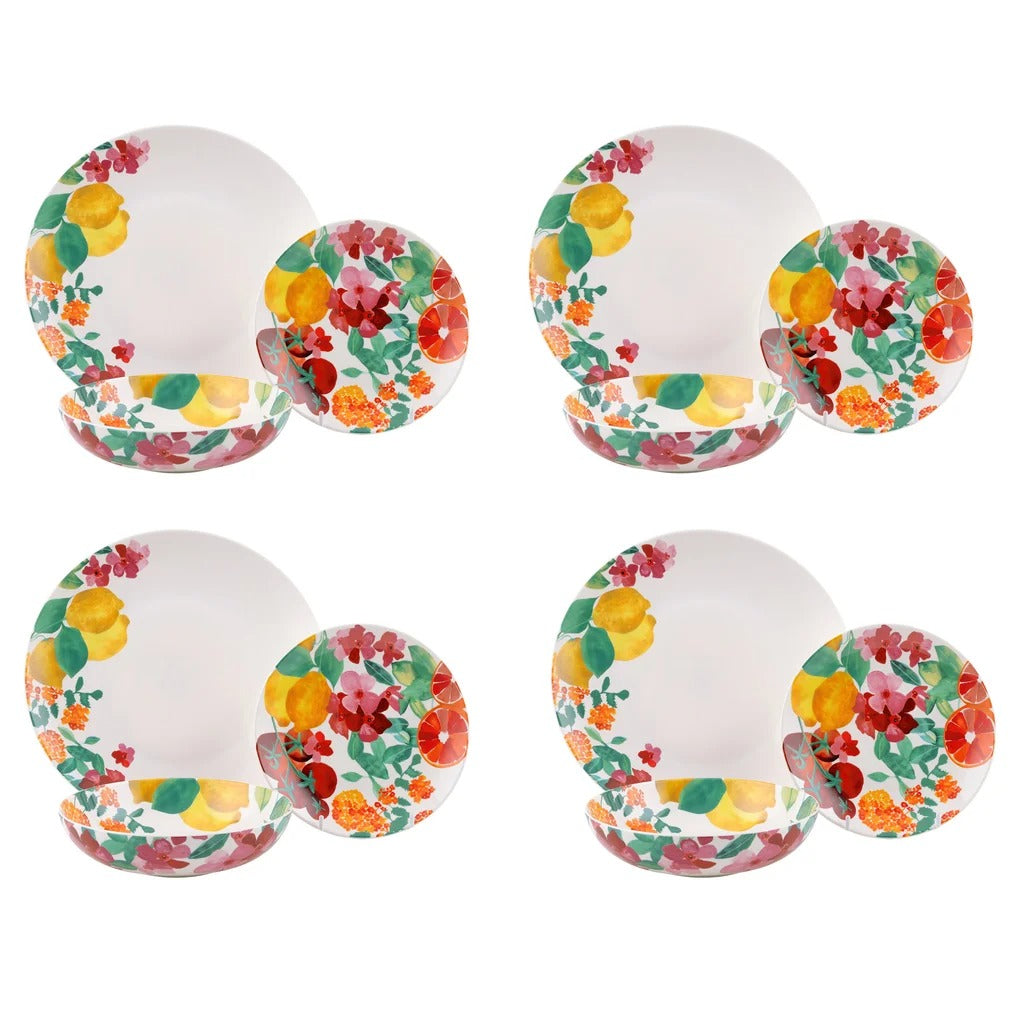Maxwell & Williams Capri Porcelain Dinnerware Set, 12-pieces