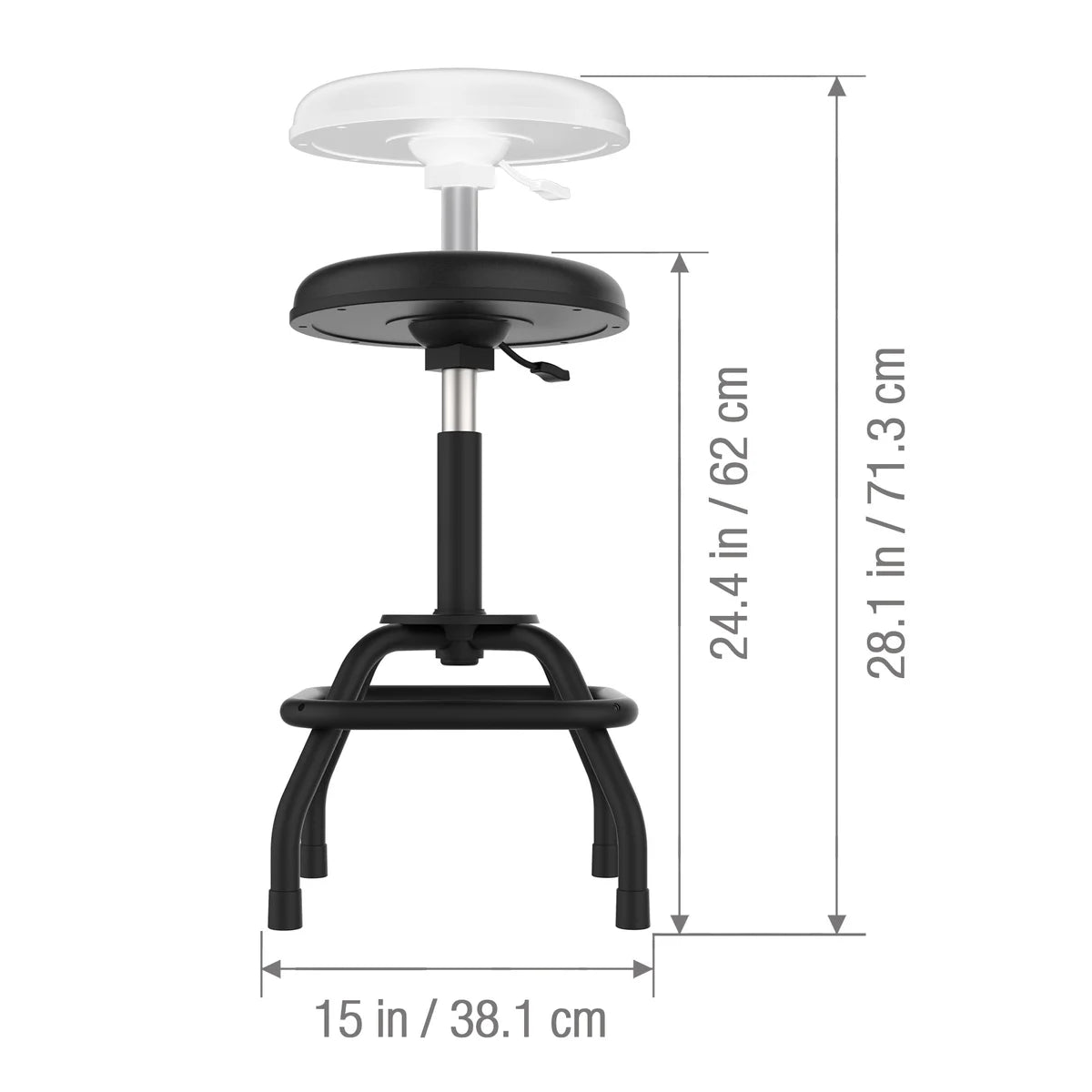 Koda Cushioned Shop Stool