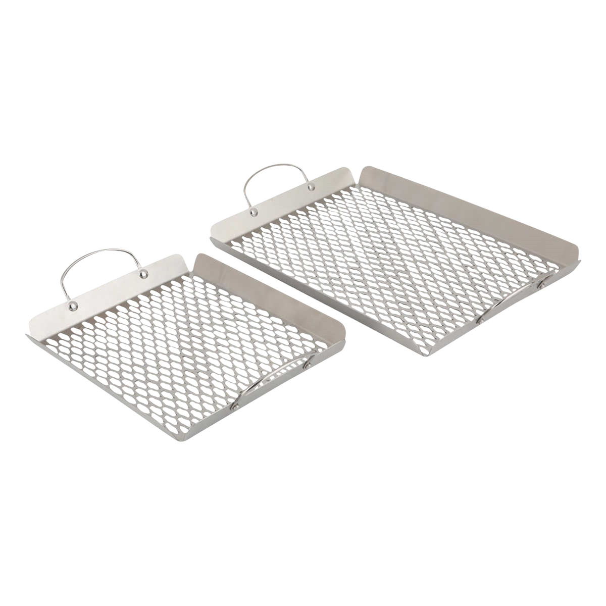 Stainless-steel Barbecue Baskets 2-pack