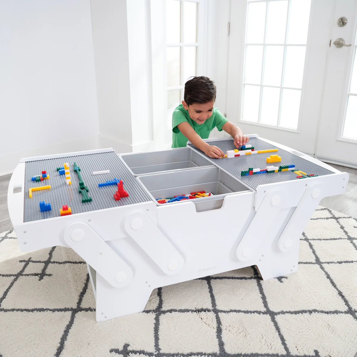 Building Bricks Play N Store Mega Table