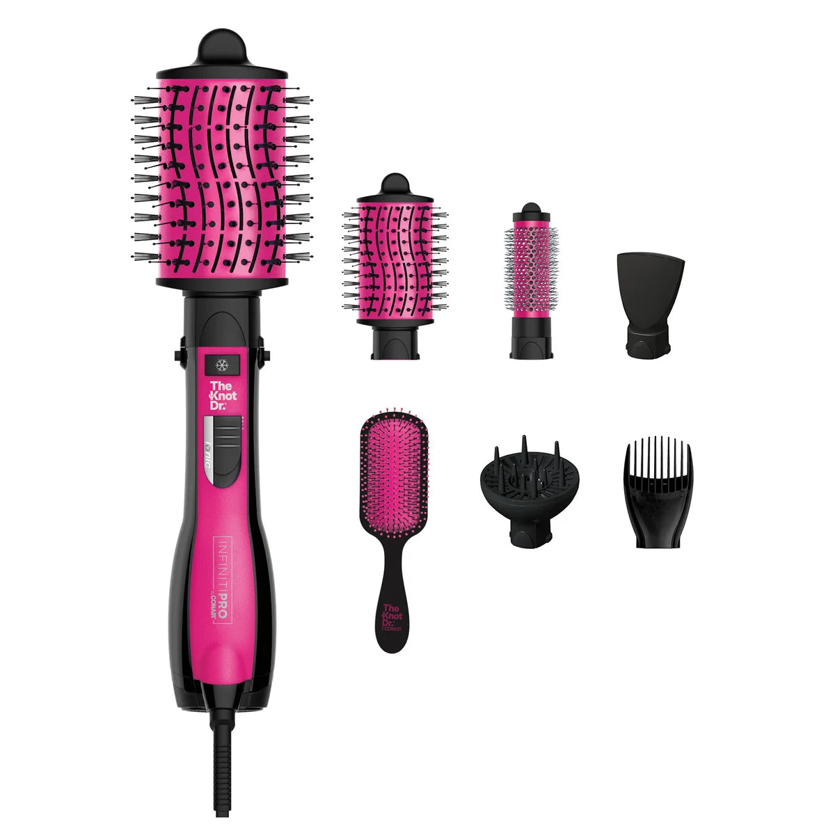 Conair Knot Doctor 6-piece Detangling Hot Air Brush