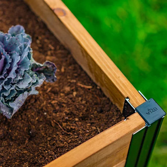 Vita Mezza 6 ft. × 6 ft. Keyhole Composting Garden Bed