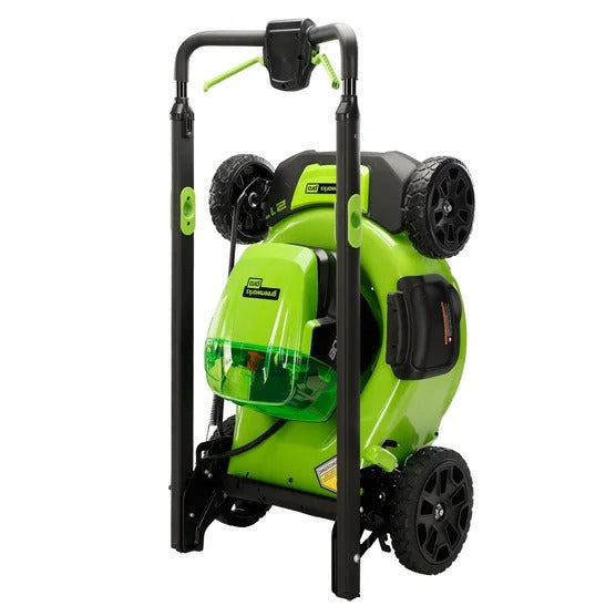 Greenworks 80V 21" Self-Propelled Lawn Mower with 1 Extra Blade, 2.0 AH + 4.0 AH Battery and Charger Included