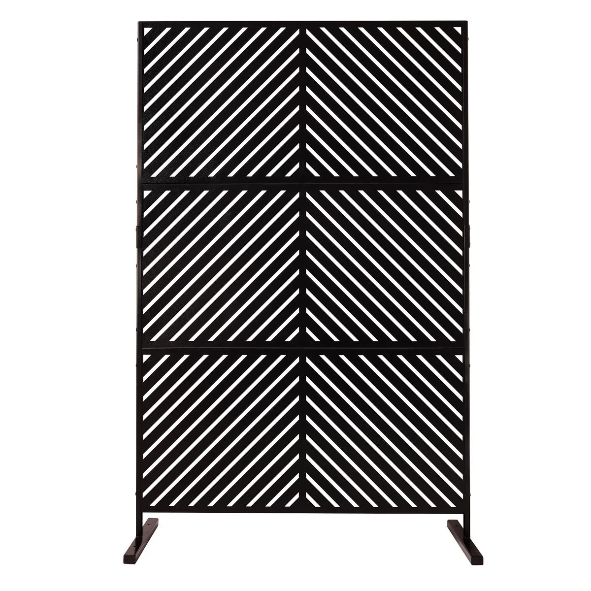 71" Metal Patio Privacy Screen