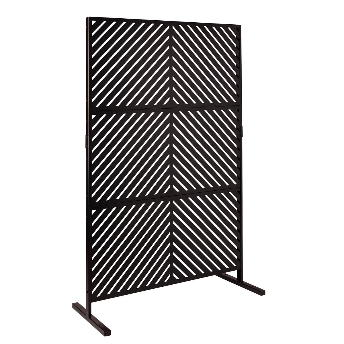 71" Metal Patio Privacy Screen