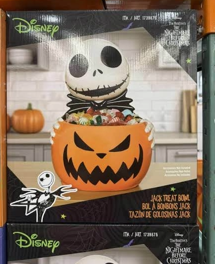 Disney The Nightmare Before Christmas Oogie Boogie Halloween Candy Bowl