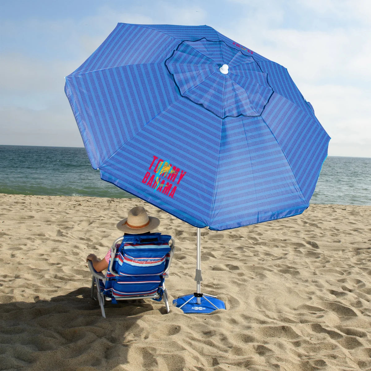 Tommy Bahama Beach Umbrella with Anchor - X