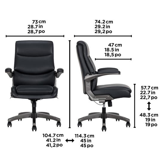 La-Z-Boy Manager Chair with Flip-Up Arms