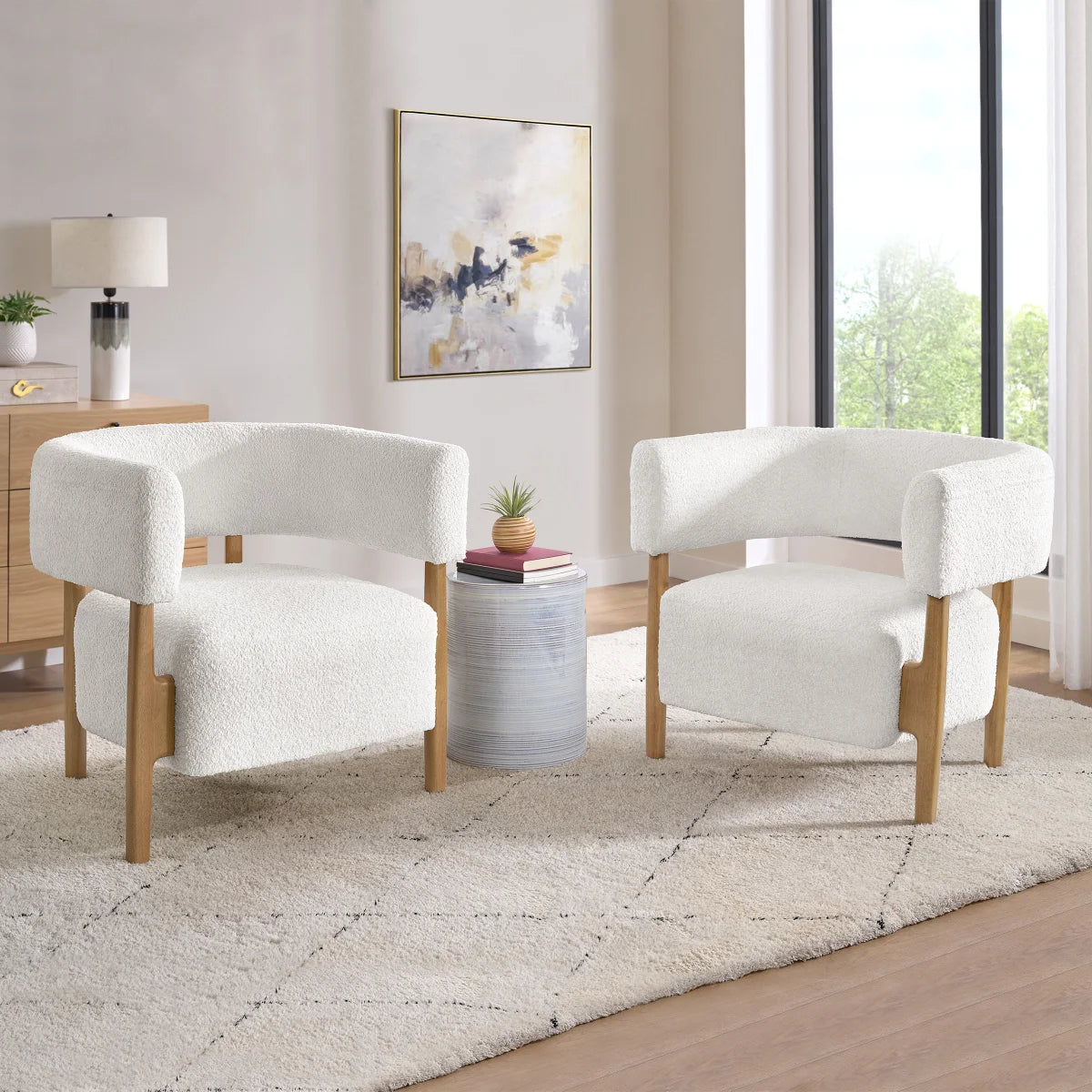 Avalon Rounded-back Accent Chair 2-pack