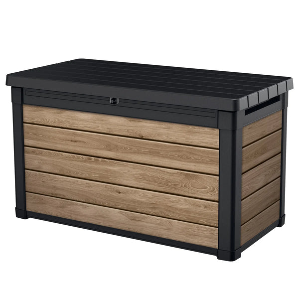 訳アリ特価　KETER DECK BOX ケター 454L 数量限定特価 即納 Keter ケター ブライトウッド 多目的収納