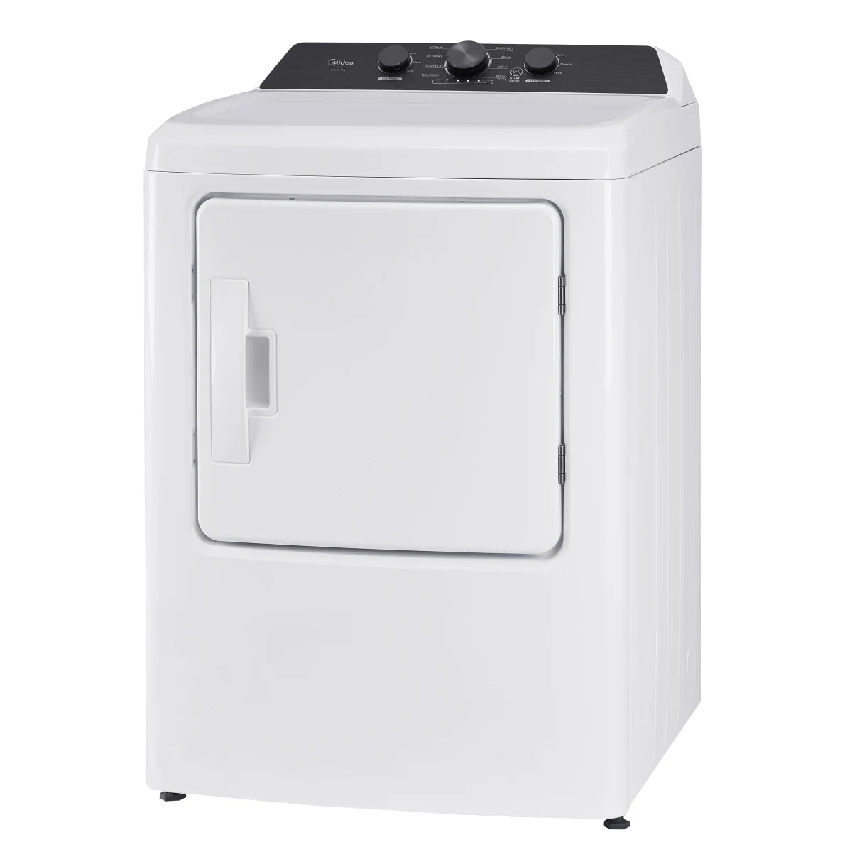 Midea 7.0 cu ft. White Electric Dryer with Wrinkle-Free Perfection