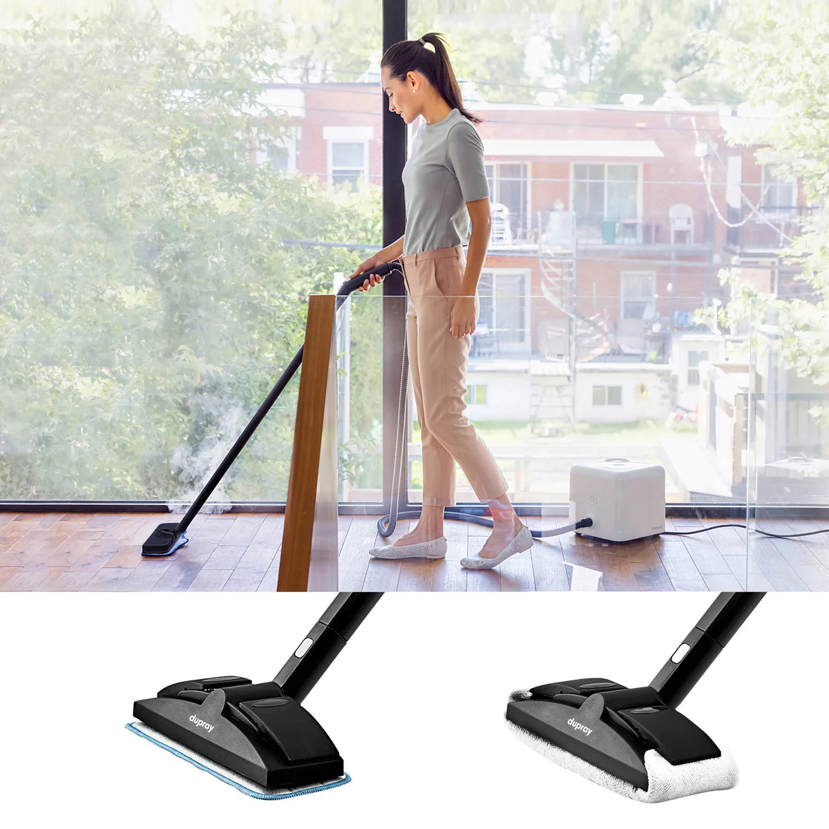 Dupray NEAT Steam Cleaner with Advanced Cleaning Pack