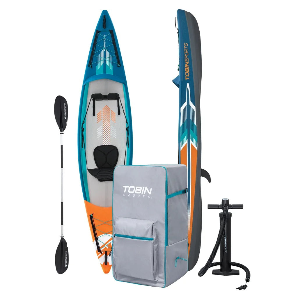 Tobin Sports Breakwater Pro X1 12 ft. Inflatable Kayak