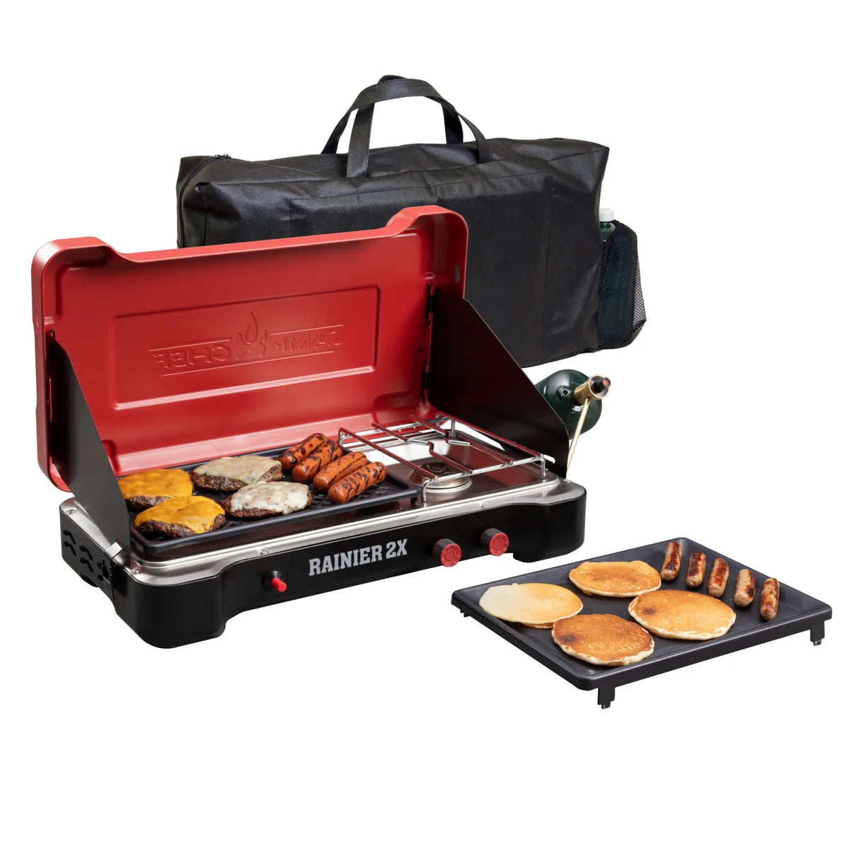 Camp Chef Mountain Series Rainier 2 Burner Cooking System