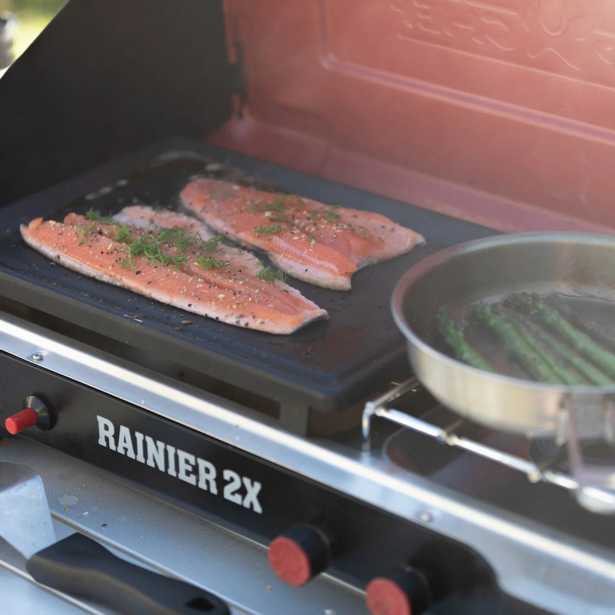 Camp Chef Mountain Series Rainier 2 Burner Cooking System