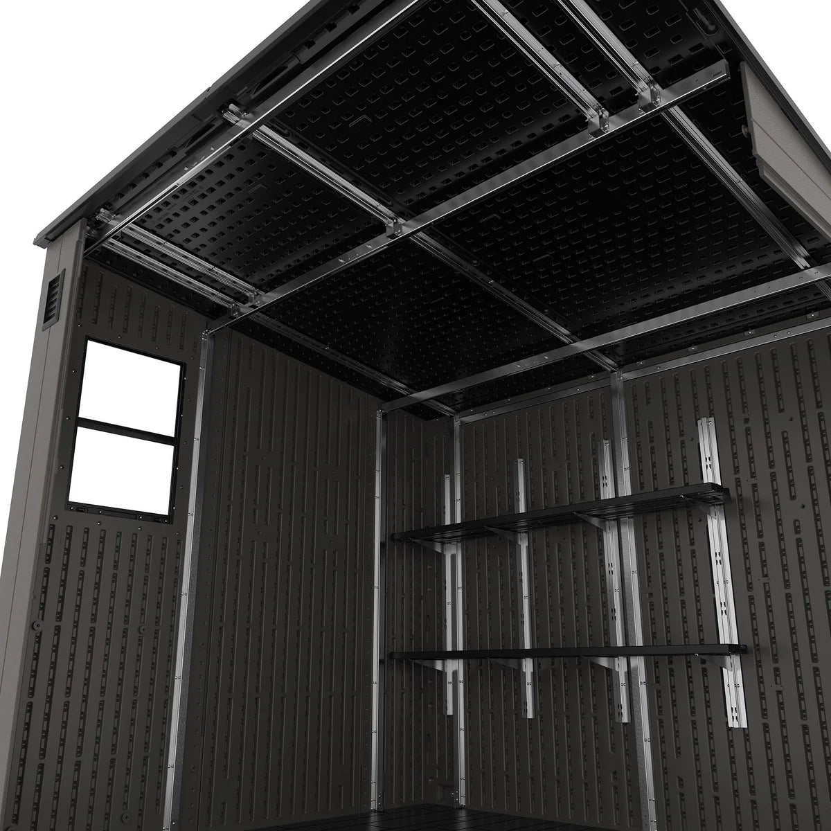 Suncast 8 ft. x 7 ft. Cabana Storage and Entertainment Shed