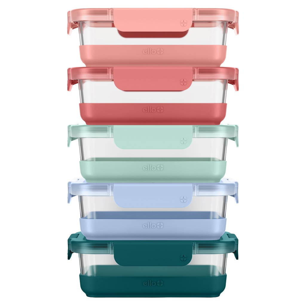 Ello Duraglass Refresh Glass Meal Prep Container Set, 10-piece