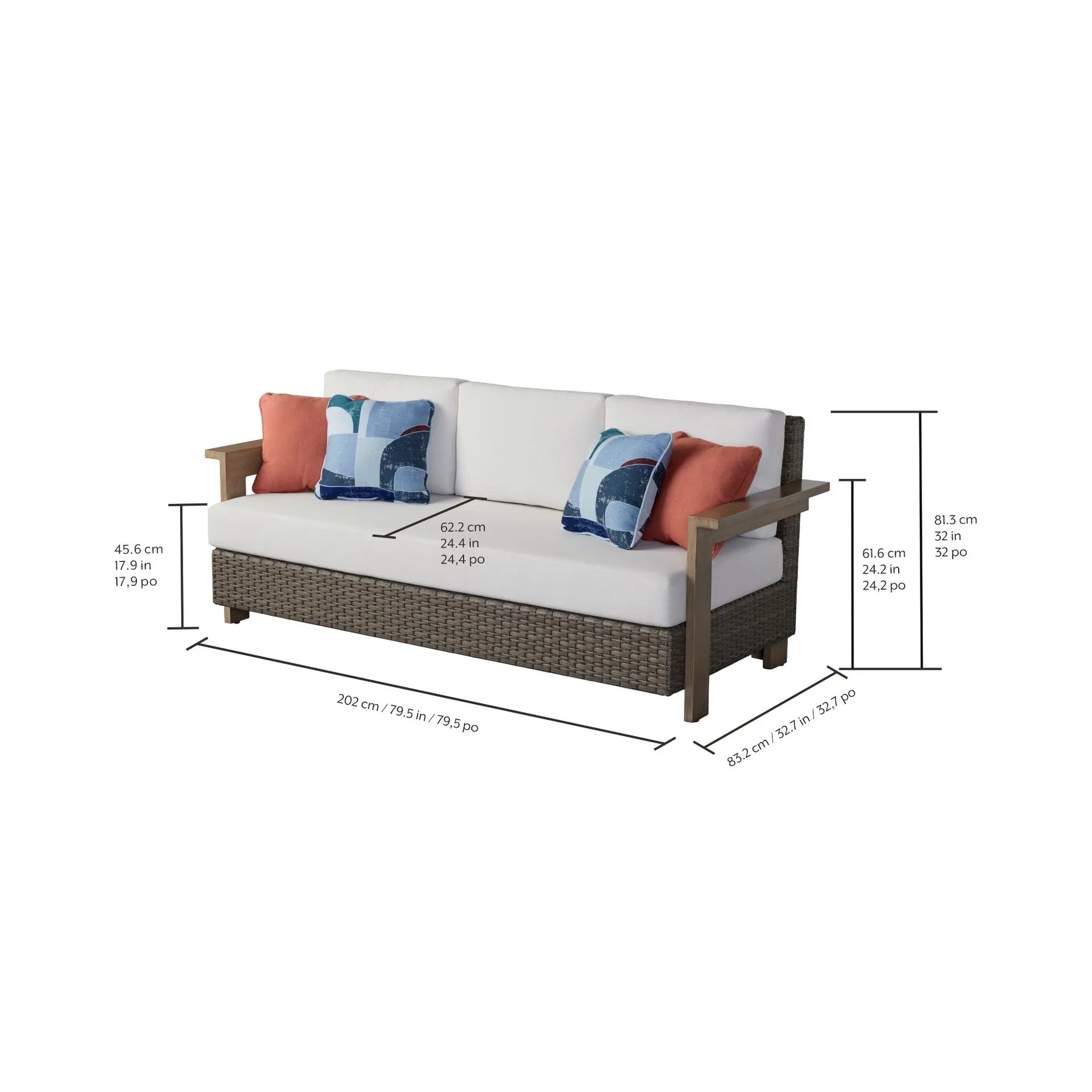 Juniper 5-piece Patio Conversation Set with Fire Table