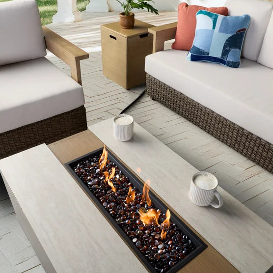 Juniper 5-piece Patio Conversation Set with Fire Table