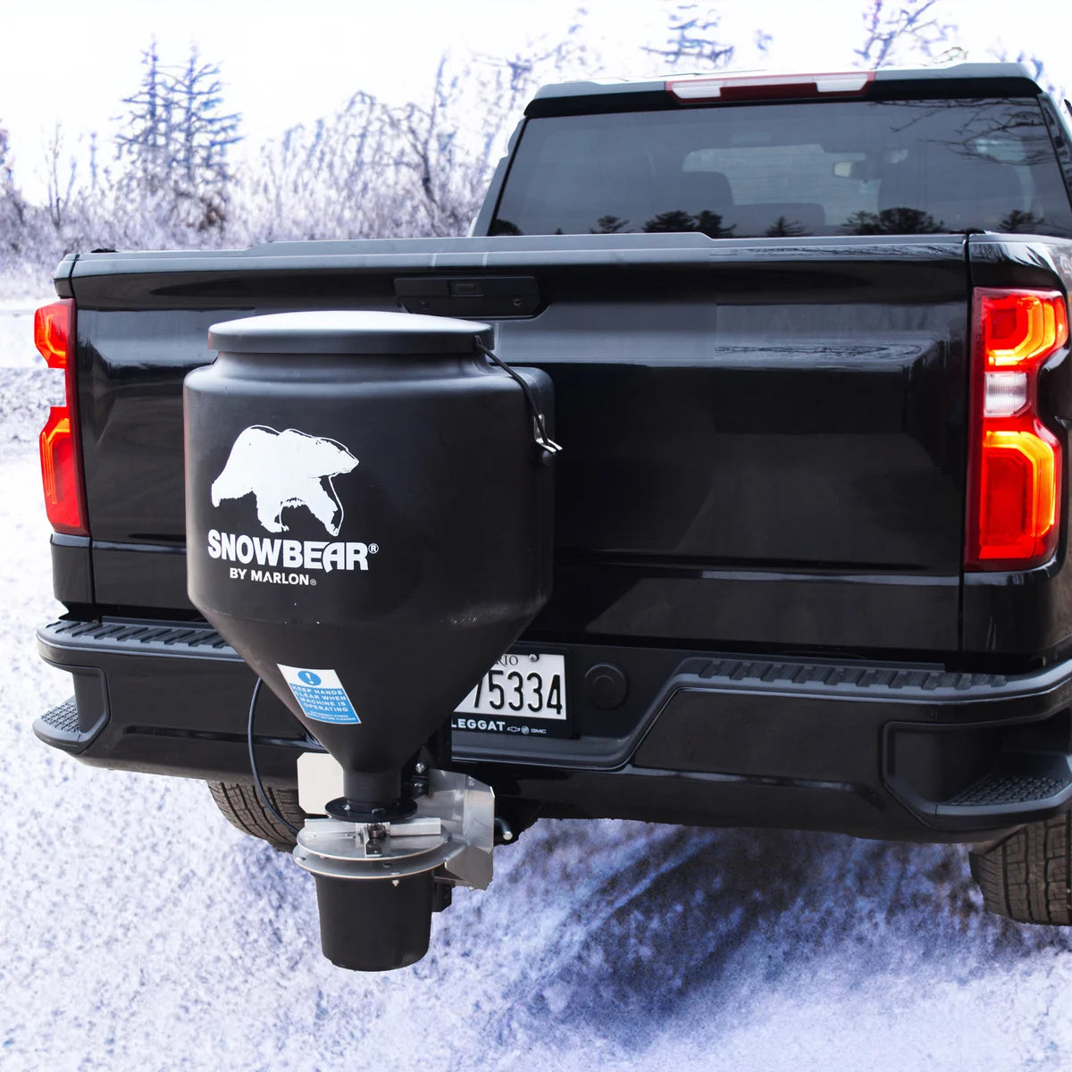 Snowbear Hitch-Mounted Salt Spreader